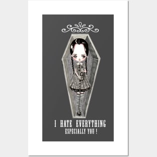 Wednesday Addams Posters and Art